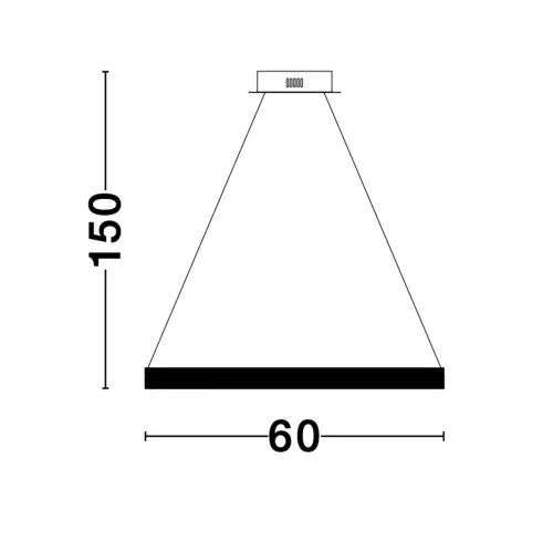 Luster NOVA LUCE 9818481 LED 45W 3375lm 3000K 230V IP20